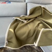 ArmyGreen Plush Military Blanket Double Layer Home Warmer Bedding Cashmere Thick Sofa Throw Blankets Fleece Bedspread for Bed