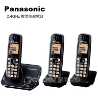 Panasonic 2.4GHz 數位大字體無線電話 KX-TG3712+1 (3手機組)