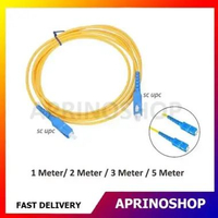 Kabel Fiber Optic Patch Cord SC-SC 1M 2M 3M 5M 3.0mm Patchcord Fiber Optic 2 Meter