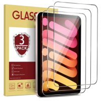 (3 Packs) Tempered Glass For Apple iPad Mini 6 8.3 2021 6th Generation Screen Protector Tablet Film