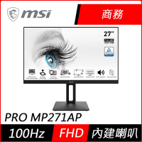 MSI微星 PRO MP271AP 27型 FHD IPS商用螢幕 內建喇叭