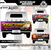 COD STICKER PINTU BAK BELAKANG STIKER MOBIL PICKUP GRANMAX, T120SS, CARRY, FUTURA,L300,MEGA CARRY ( 