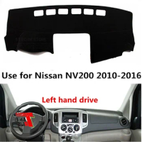 TAIJS high quality car accessories durable Flannel Car Dashboard cover For Nissan NV200 2010-2016 Left hand drive