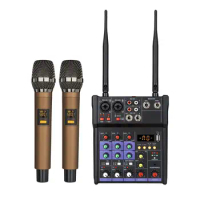 4 Channel Audio Mixer Sound Mixing for audio Phone DJ Studio