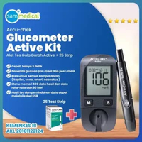 Alat Tes Gula Darah Accu Chek Active Meter / Alat Cek Gula Darah Accu Chek Active Black