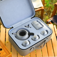 現貨速發！免運 茶壺 茶杯 功夫茶具 旅行茶具 燒水壺 泡茶壺 鈦工匠純鈦西施壺戶外露營煮茶泡茶器家用旅行燒水壺功夫茶具套裝 八折下殺 特價出 快速出貨