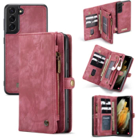 Leather Wallet Card Case for Samsung Galaxy S22 S21 Ultra S20 FE S10 Plus Note20 Note10 Plus Note8 Note9 Cover Coque