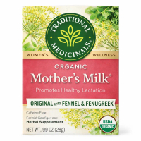 Traditional Medicinals, Organic Mother's Milk, Original with Fennel & Fenugreek, Caffeine Free, 16 W
