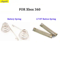 Cltgxdd 1 pair FOR Xbox 360 controller battery cover housing spring contact terminal and LT RT trigger spring repair component
