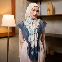 ZM [INCLUDE PREMIUM HARD BOX] ZM Zaskia Mecca - Scarf Syari Primadona Series Lilya Raya Cream 125 | 
