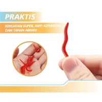 10pcs Umpan pancing cacing merah fishing worm soft lure