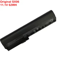11.1V 62WH Original SX06XL SX06 Laptop Battery For HP EliteBook 2560p 2570P Series HSTNN-DB2K HSTNN-DB2M HSTNN-UB2L 632015-241