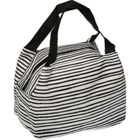 《VERSA》手提保冷袋(黑條紋7L) | 保溫袋 保冰袋 野餐包 野餐袋 便當袋