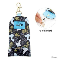 【震撼精品百貨】愛麗絲夢遊仙境_Alice~DISNEY 愛麗絲合成皮革可伸縮鑰匙收納包(滿版剪影)#07342