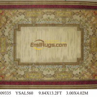 Top Fashion Tapete Details About 9.84' X 13.2' Hand-knotted Thick Plush Savonnerie Rug Carpet Made To Order ysal560gc88savyg2