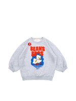 เสื้อสเวตเตอร์เด็กโตยูนิเซ็กส์ Beans Bros Color Patch BP61MR320 สีMelange Grey