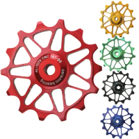 12T 14T Rear Derailleur Pulley Set Wide Narrow Tooth Guide Wheel Support 7 8 9 10 11 Speed For Shimano Sram MTB Road Bike Parts