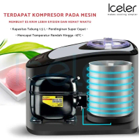 Terbaik Ice cream maker Iceler / Mesin pembuat Es krim dan Gelato Home Used Soft Ice Cream Maker Ter