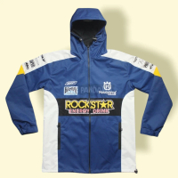 PARACHUTE JACKET JAKET ROCKSTAR HUSQVARNA JAKET PARASUT, JAKET PRIA, JAKET WATERPROOF HUSQVARNA ROCK