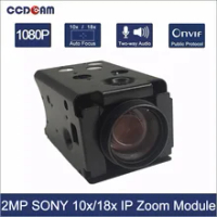1080P SONY IP 10x 18x zoom camera Module HD 1/2.8" CMOS Low lux IMX323 IMX307 Hi3516CV300 Hi3516EV200