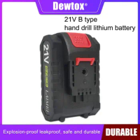 21V Plus Lithium Battery Li-ion Battery Power Tools Rechargeable Impact Drill Cordless Screwdriver 18650 Battery