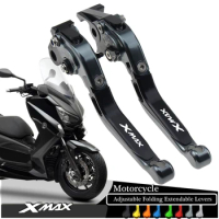 For YAMAHA XMAX 250 XMAX300 XMAX 125 XMAX 400 X-MAX 250 300 400 2018-2021 Scooter Accessories Folding Extendable Brake Levers