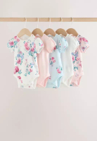 NEXT Baby Short Sleeve Bodysuits 5 Pack