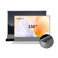 Top quality 135-150 Inch 16:9 Electric ALR Projection Screen Ambient Light Rejecting Long Throw Laser 4K Projector Screen