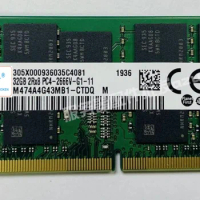 For 32G DDR4 2666 ECC SODIMM M474A4G43MB1-CTDQ 32GB