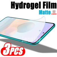 3PCS Matte Hydrogel Film For Xiaomi Redmi Note 10 S Pro 5G 10S 10Pro Note10Pro Note10 5 G Soft Anti-Fingerprint Screen Protector