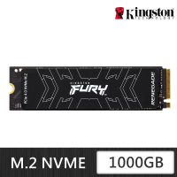【Kingston 金士頓】FURY Renegade SFYRS/1000G PCIe 4.0 NVMe M.2 SSD(SFYRS/1000G)
