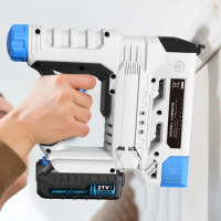 Electric Nail Gun Charging Mode Beat Nail Gun Nailer Straight Door Nail Code Nail Air Nails Lithium Battery Woodworking Nail Gun