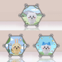 【AOWOBOX】Good Smile 黏土人 吉伊卡哇 小八貓 小可愛 小兔兔 六角形 磁吸 展示盒