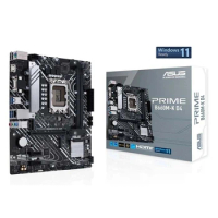 NEW For Asus PRIME B660M-K D4 Original Desktop For Intel B660 DDR4 Motherboard LGA 1700 Support 12400F 12400 i3 12100F