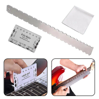 Neck Ruler Set String Action Ruler String Ruler Scale Fretwire Stainless Fret Leveling