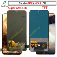 For vivo NEX lcd screen digitizer touch screen Assembly glass monitor for vivo NEX LCD TFT for Vivo Nex A lcd