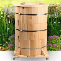 蜂箱格圓桶蜂箱老杉木土養蜂箱格蜂箱加厚加大圓形誘蜂箱