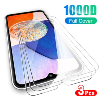3PCS 10D Tempered Glass Case For Samsung Galaxy A14 5G Screen Protector Samsun A14 A 14 14A SamsungA14 Clear Protective Films