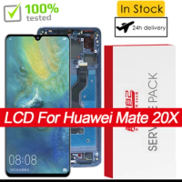 Tested 7.2"AMOLED LCD For Huawei Mate 20X Display Touch Screen Digitizer Assembly Replacement Parts 20 X 4G 5G LCD