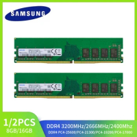 SAMSUNG Memory DDR4 RAM 16GB 8GB 3200MHz 2666Mhz 2400MHz 4GB 2133MHz PC4 DIMM for Desktop Memory 288pin RAM DDR4 4G 8G 16G