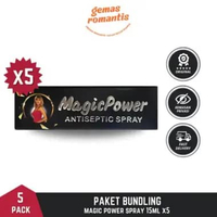 Bundling Tisu Magic Power Spray x5 Botol - Tissue Magic BPOM Original