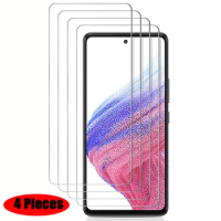 4 Pack for Samsung Galaxy A51A52 A53 5G Screen Protector 2.5D Edge 9H HD Clear Full Cover Tempered Glass Film for Galaxy A52s 5G