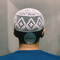 GHAYA HADROMI_STYLE Peci Rajut Lokal Yaman Peci Rajut yg Tarim Hadromaut Premium Kopiah Songkok Dewa