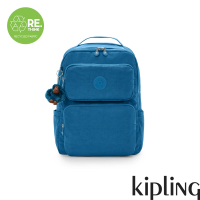 KIPLING官方旗艦館 質感寶石藍手提後背兩用包-KAGAN B