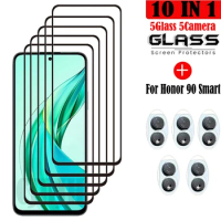 Full Cover Full Glue Tempered Glass For Honor 90 Smart Screen Protector Glass For Honor 90 Smart Camera Film