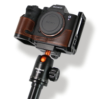 適用索尼A7RM4相機包半套L型快裝板豎拍A9II保護套底座a7r3 A7M3