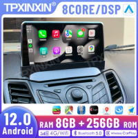 Android 12 Car Radio Multimedia Player For Ford Fiesta 2009-2017 GPS Navigation HD Touch Screen Stereo Player Head Unit Carplay