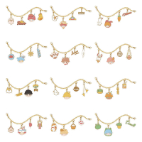 Vòng tay Bubble Mart mới chính hãng DIMOO Mặt dây chuyền hộp mù series kỳ nghỉ thú cưng quà tặng ngo