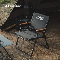 ShineTrip Outdoor Camping Exquisite Ultralight Folding Chairs Portable Aluminium Tactical Wind Picnic Kermit Chair