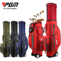 PGM Telescopic Golf Bag Standard Package Multi-function Waterproof Travel Bags with Wheels Professional Sports Bags QB051